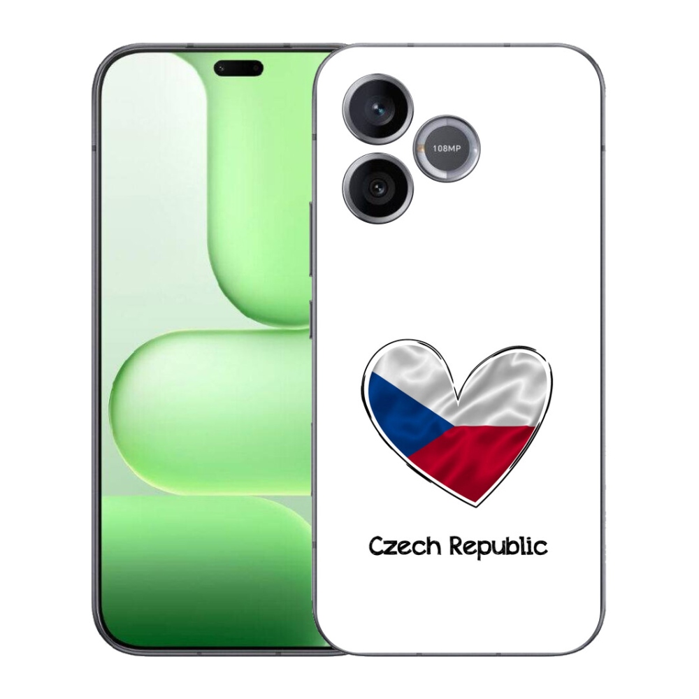 Gélový kryt mmCase na Honer 600 Lite - vlajka srdca biele pozadie
