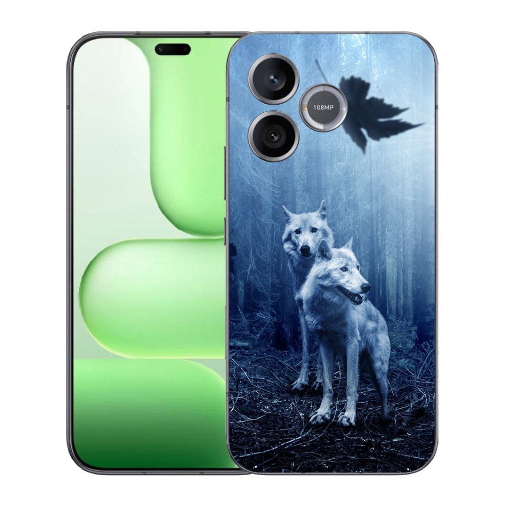 Gélový kryt mmCase na Honer 600 Lite - vlci v lese