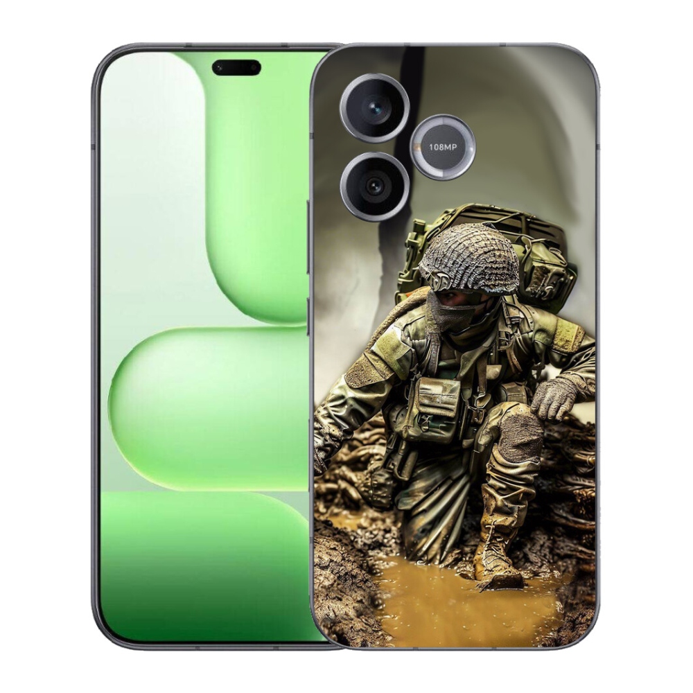 Gélový kryt mmCase na Honer 600 Lite - vojak