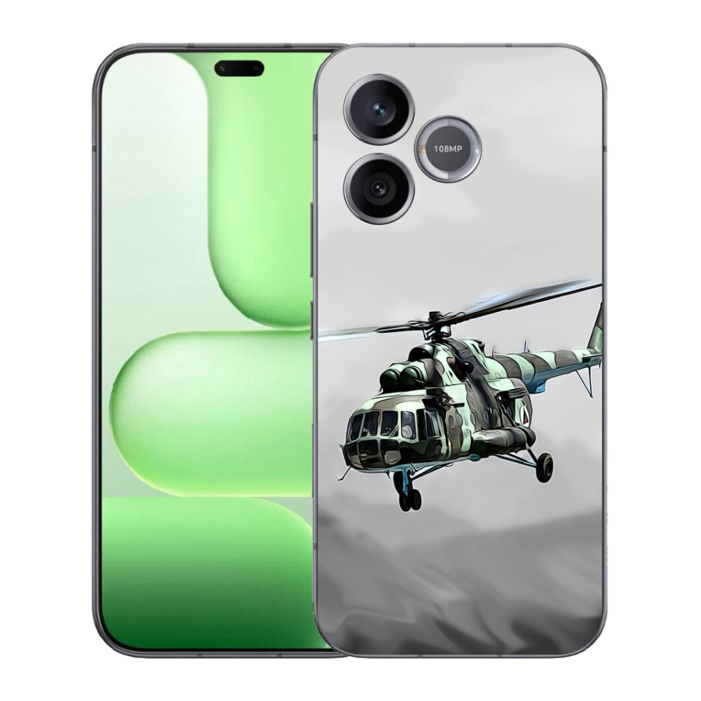 Gélový kryt mmCase na Honer 600 Lite - vojenský vrtuľník