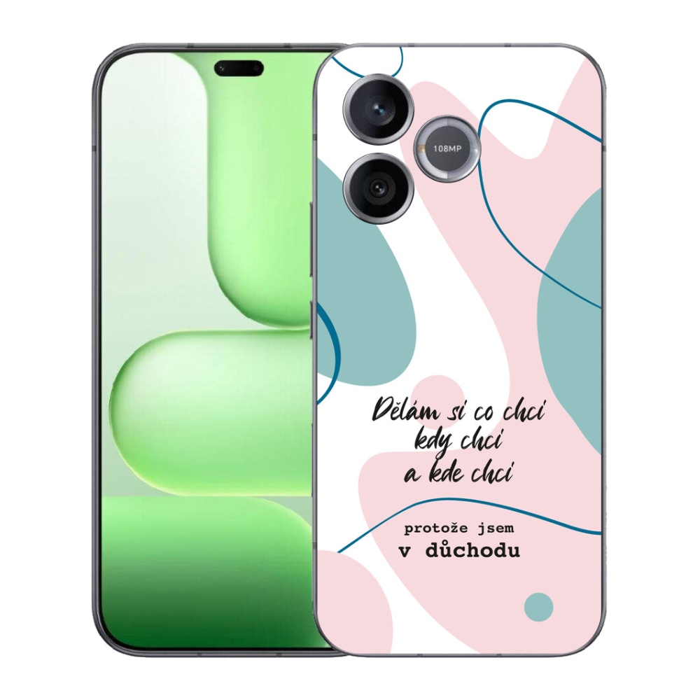 Gélový kryt mmCase na Honer 600 Lite - vtipný text 10 biele pozadie