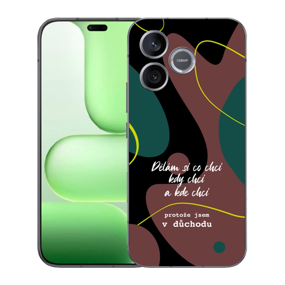 Gélový kryt mmCase na Honer 600 Lite - vtipný text 10 čierne pozadie