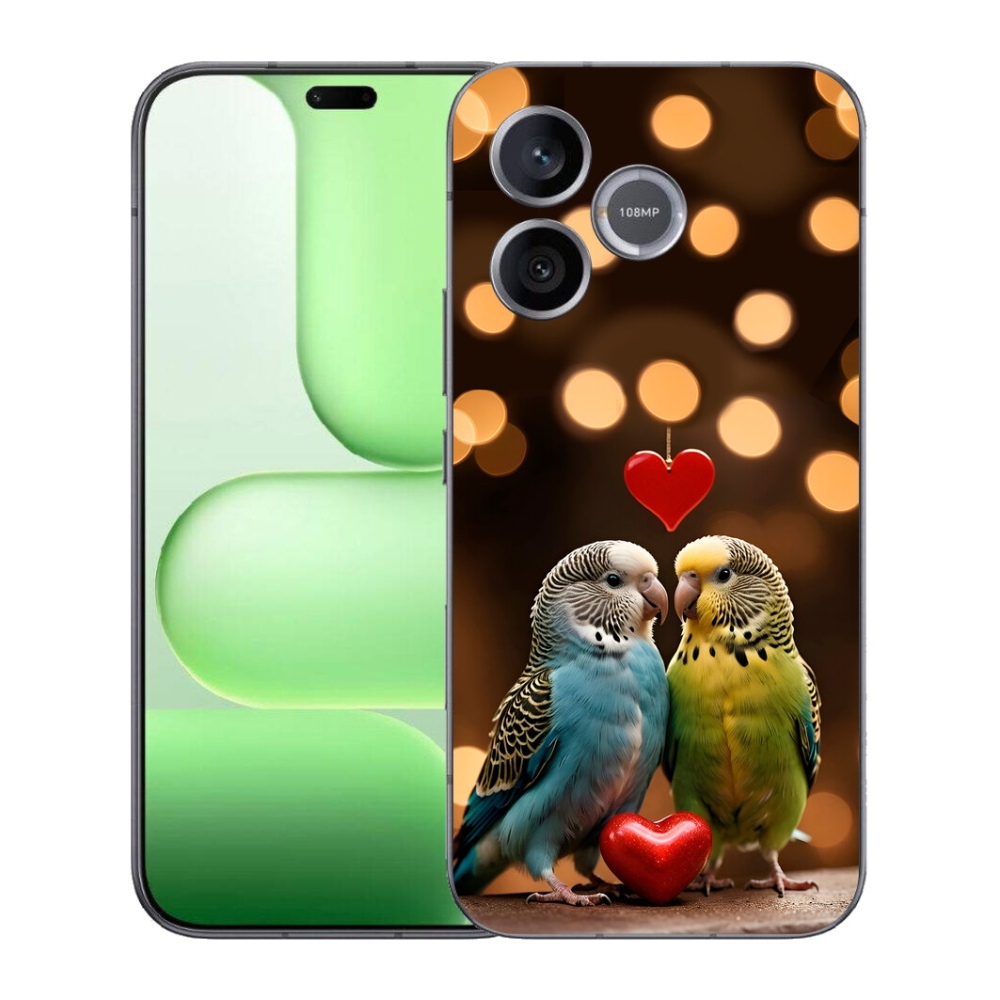 Gélový kryt mmCase na Honer 600 Lite - zamilovaní papagáje