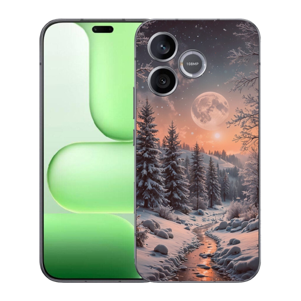 Gélový kryt mmCase na Honer 600 Lite - zimná krajina 2