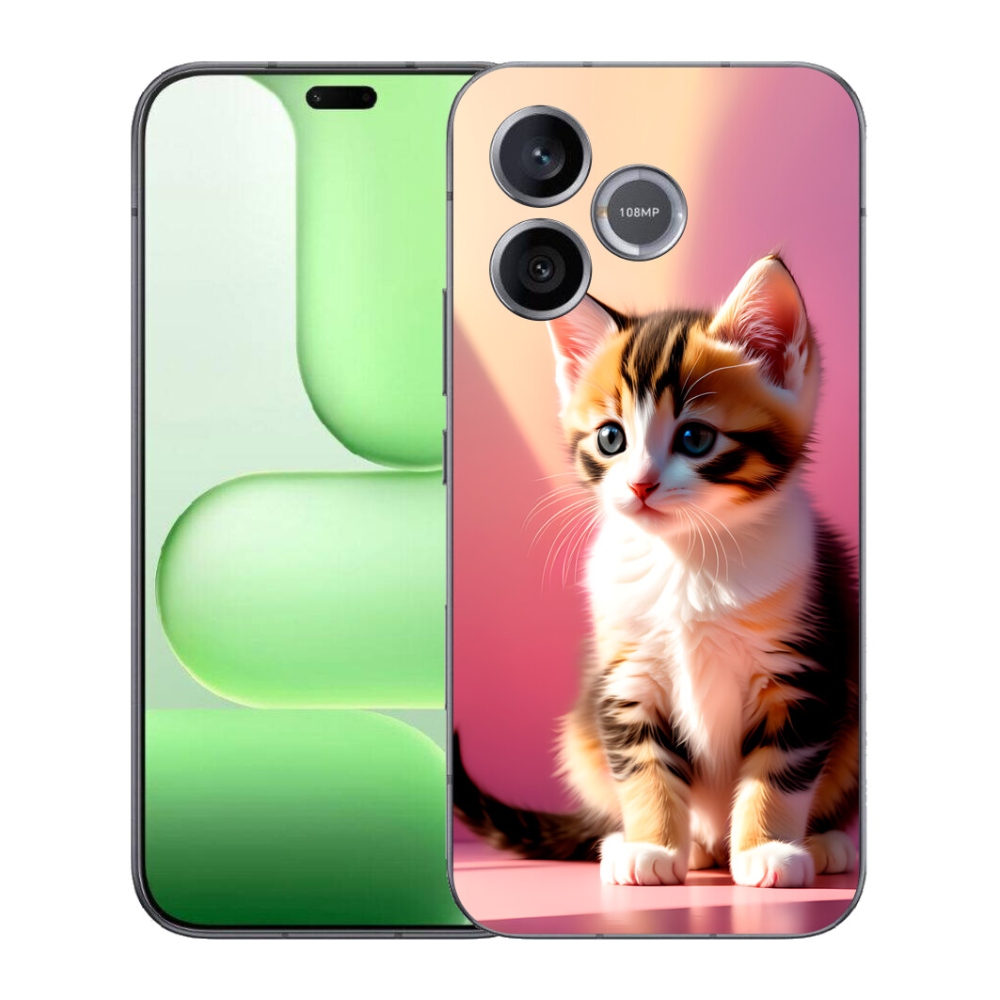 Gélový kryt mmCase na Honer 600 Lite - zvedavé mačiatko 2