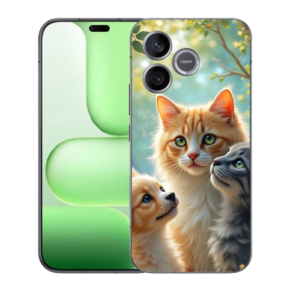 Gélový kryt mmCase na Honer 600 Lite - zvieracie priateľstvo 2