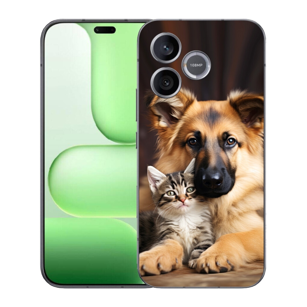 Gélový kryt mmCase na Honer 600 Lite - zvieracie priateľstvo