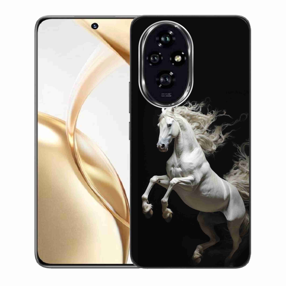 Gélový kryt mmCase na Honor 200 5G - biely kôň 4