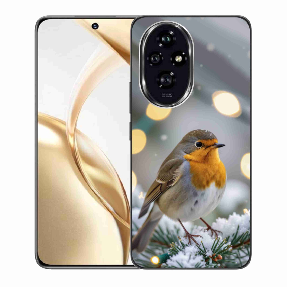 Gélový kryt mmCase na Honor 200 5G - červienka v zime