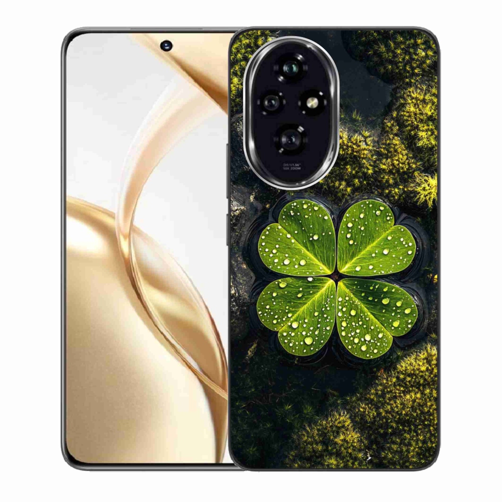 Gélový kryt mmCase na Honor 200 5G - štvorlístok