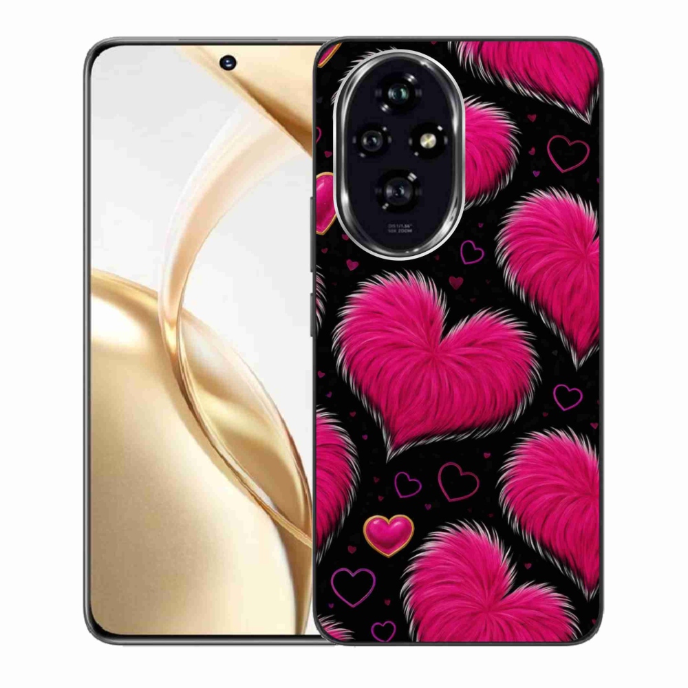 Gélový kryt mmCase na Honor 200 5G - hebké srdce