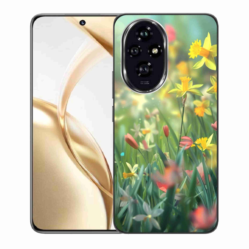 Gélový kryt mmCase na Honor 200 5G - jarné kvety