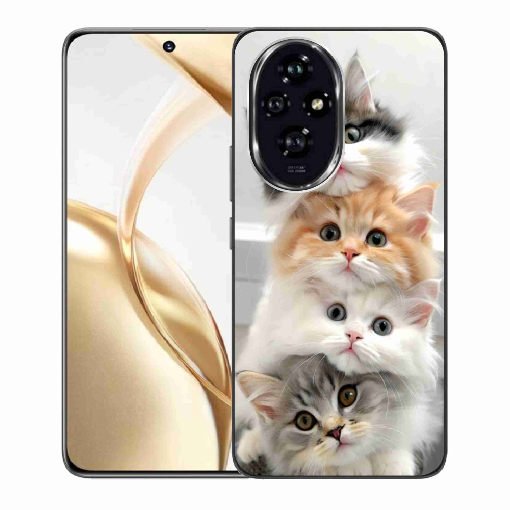 Gélový kryt mmCase na Honor 200 5G - mačacia partia