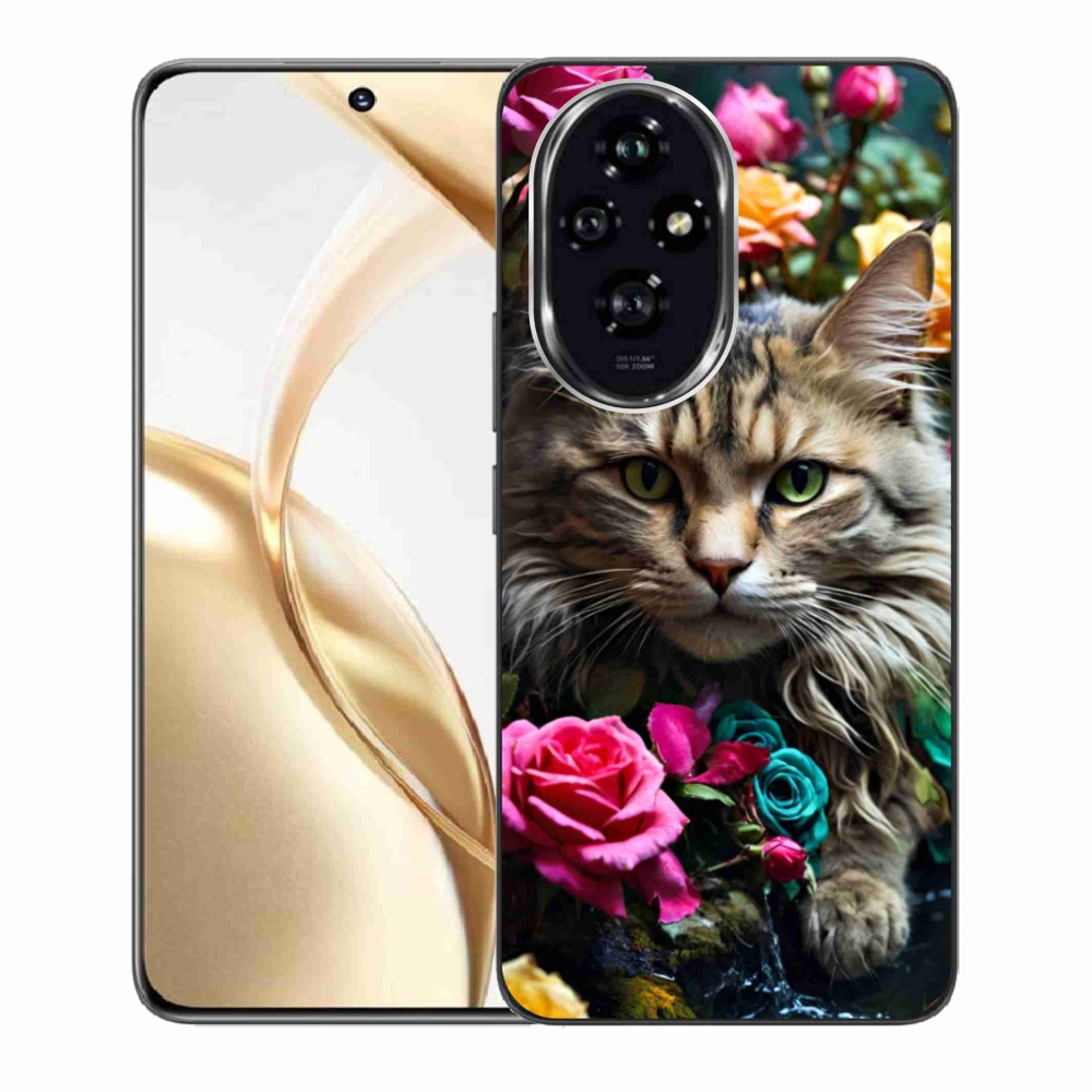 Gélový kryt mmCase na Honor 200 5G - mačacie pohľad 2