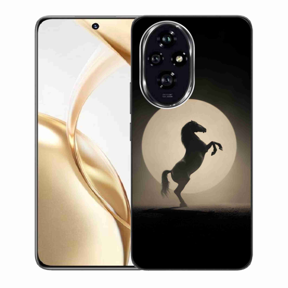 Gélový kryt mmCase na Honor 200 5G - kôň v siluete