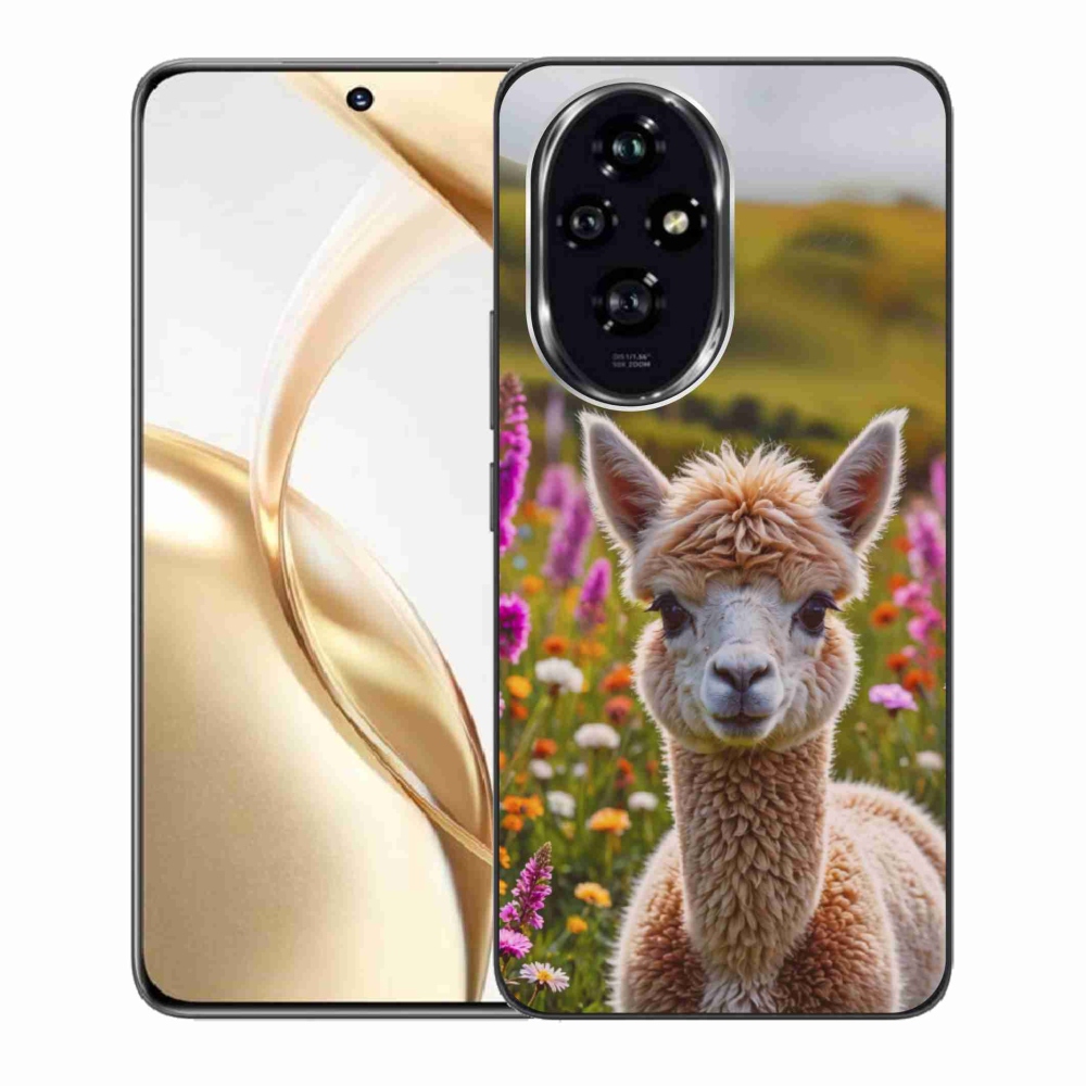 Gélový kryt mmCase na Honor 200 5G - lama na lúke