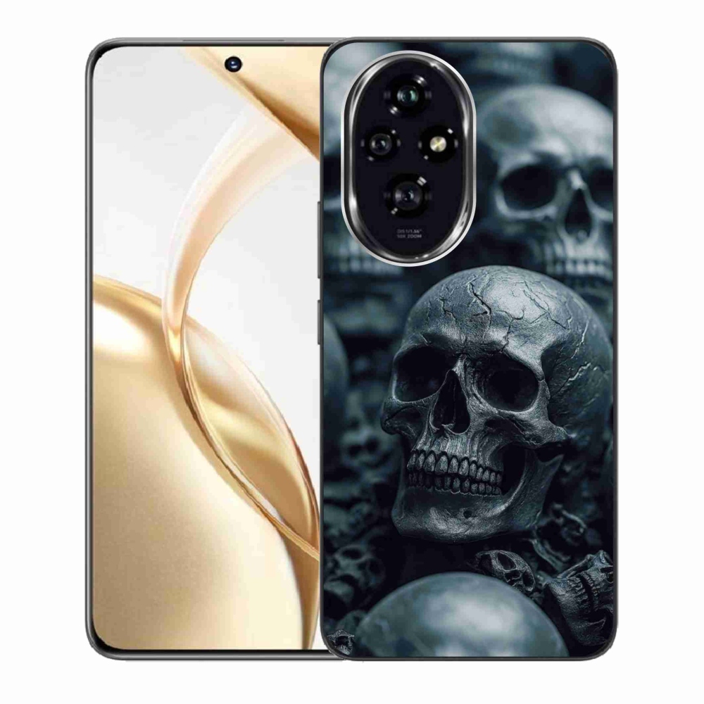 Gélový kryt mmCase na Honor 200 5G - lebka 2
