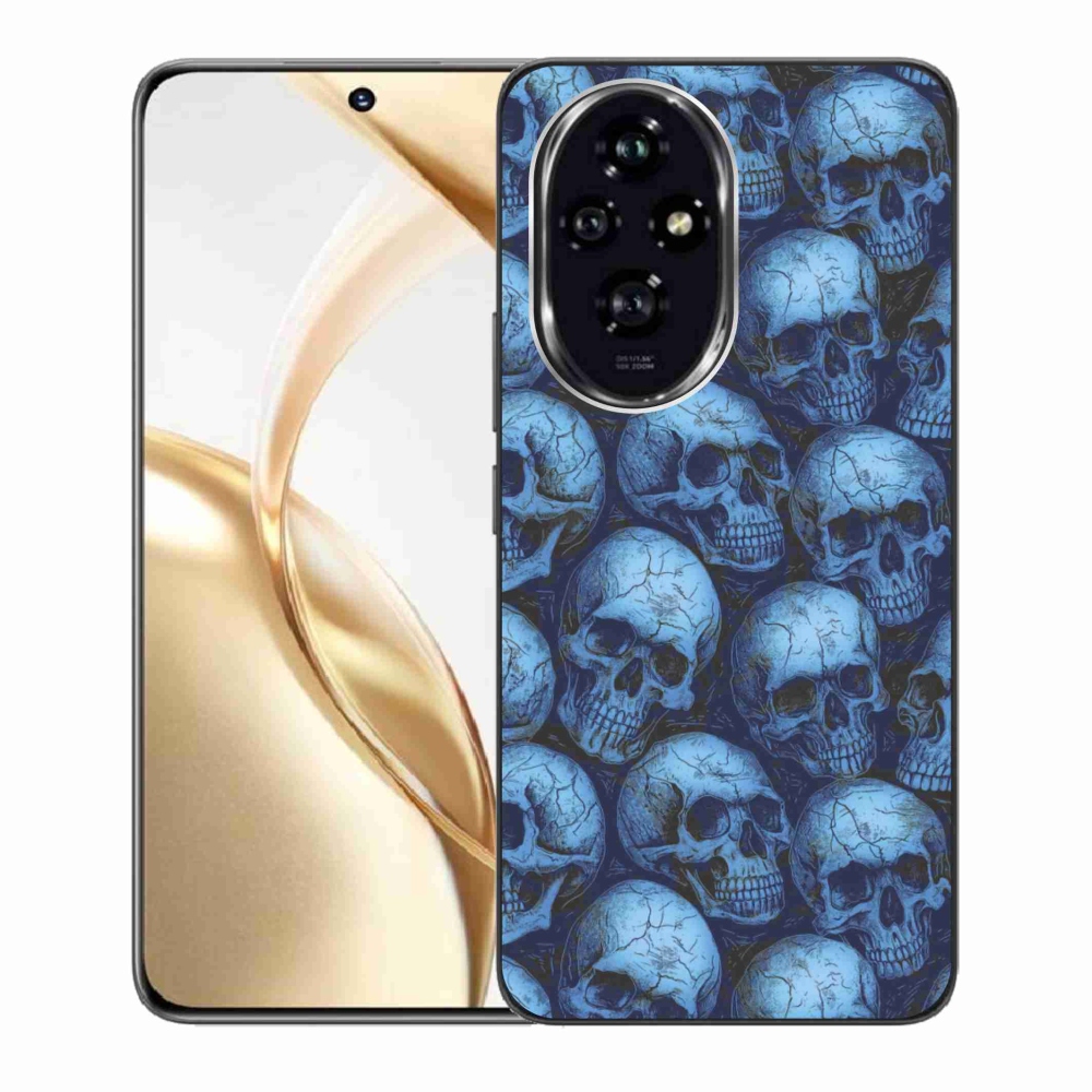 Gélový kryt mmCase na Honor 200 5G - lebky