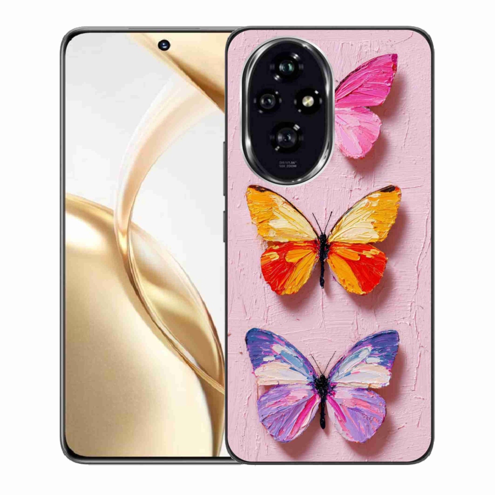 Gélový kryt mmCase na Honor 200 5G - motýlia trojica