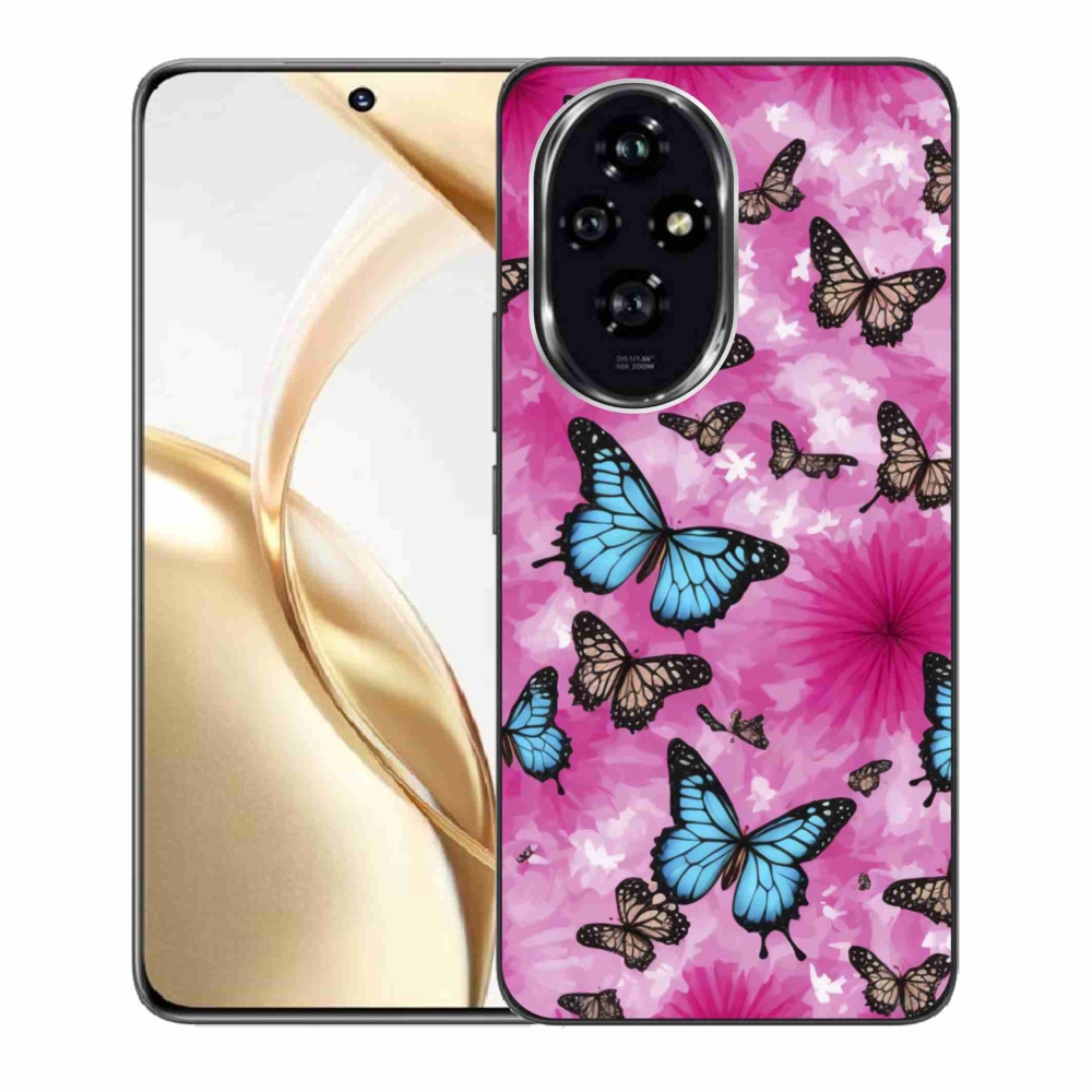 Gélový kryt mmCase na Honor 200 5G - motýlia záhrada