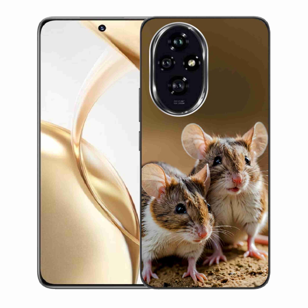 Gélový kryt mmCase na Honor 200 5G - myší duo