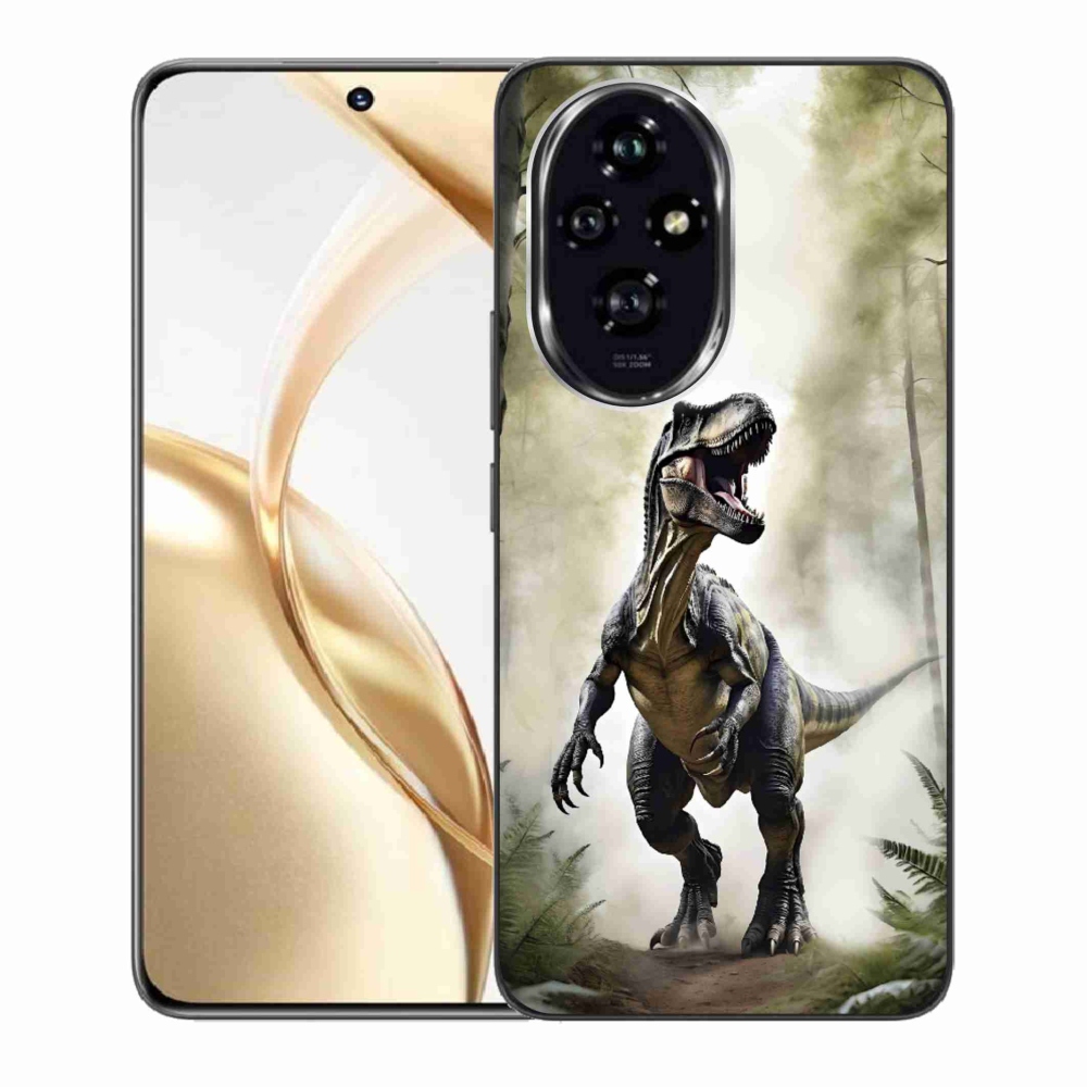 Gélový kryt mmCase na Honor 200 5G - naštvaný T-Rex