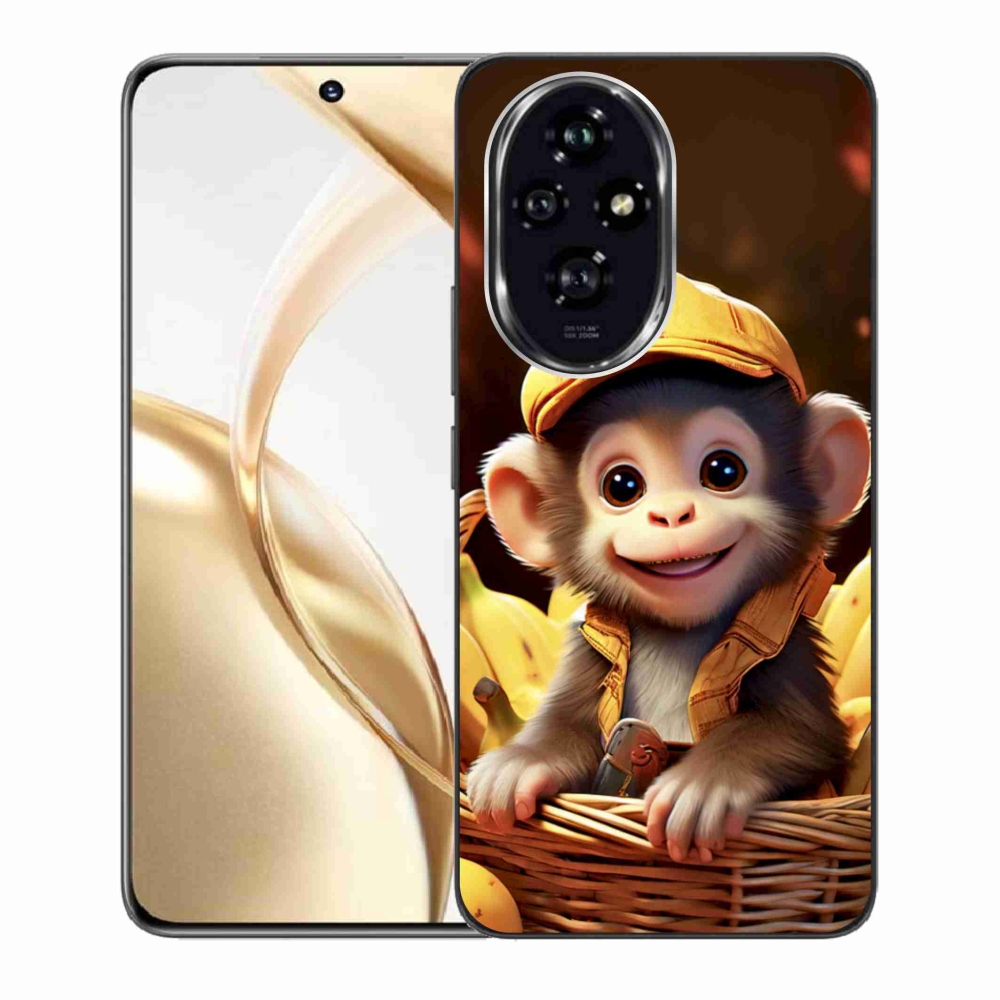 Gélový kryt mmCase na Honor 200 5G - opice v košíku