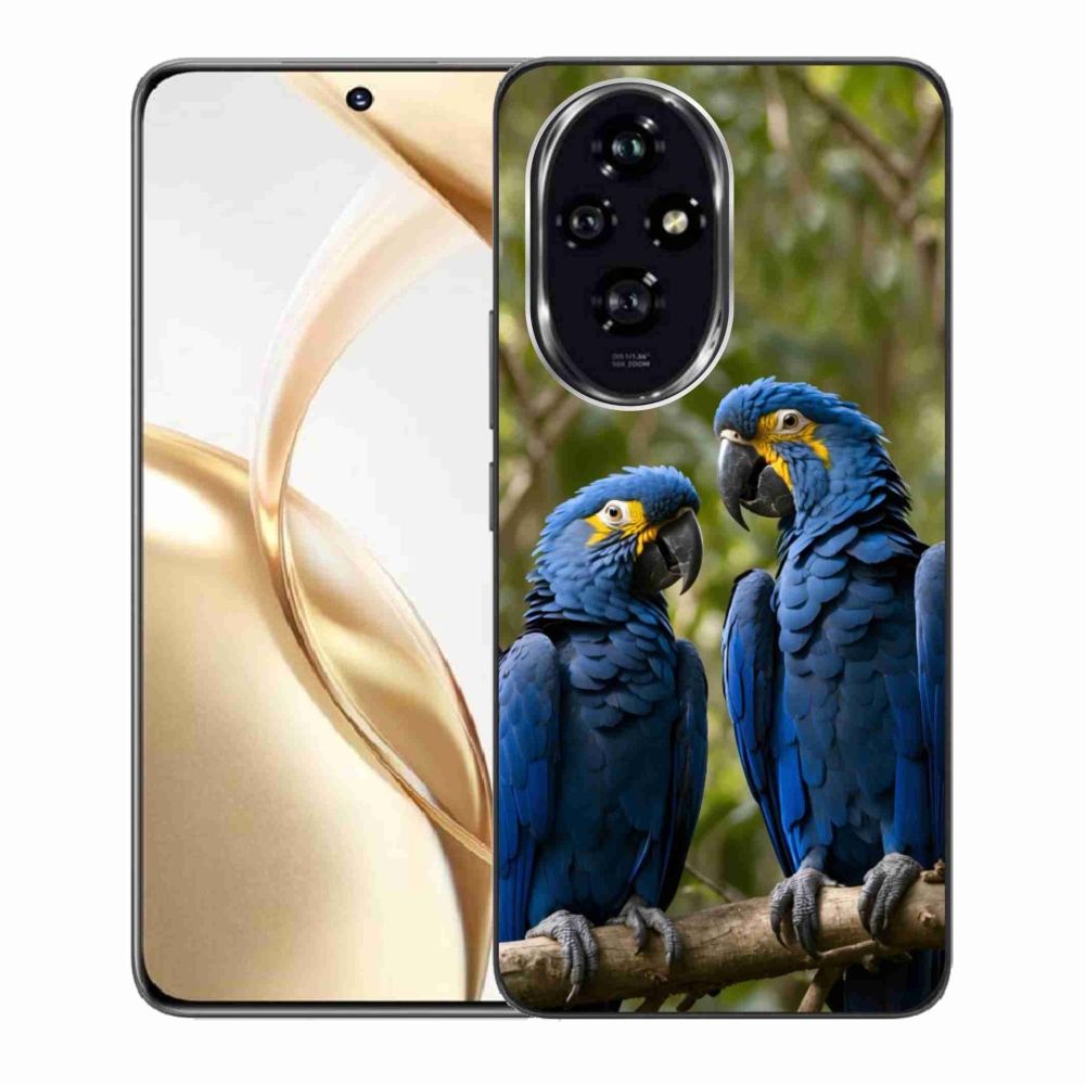 Gélový kryt mmCase na Honor 200 5G - papagájové duo