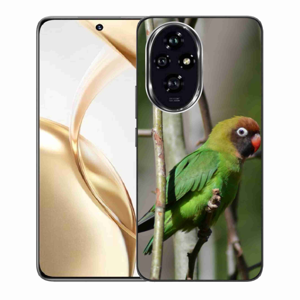 Gélový kryt mmCase na Honor 200 5G - papagáj agapornis