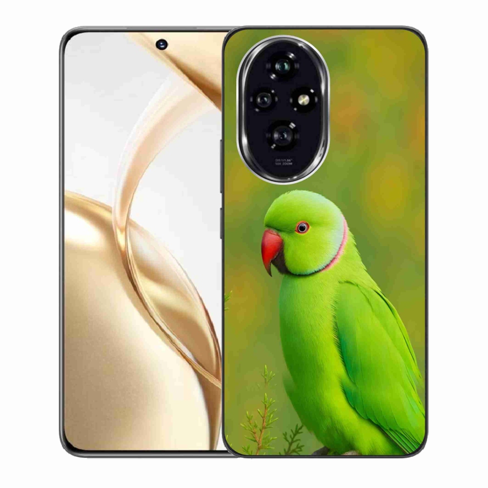 Gélový kryt mmCase na Honor 200 5G - papagáj Alexandr 2