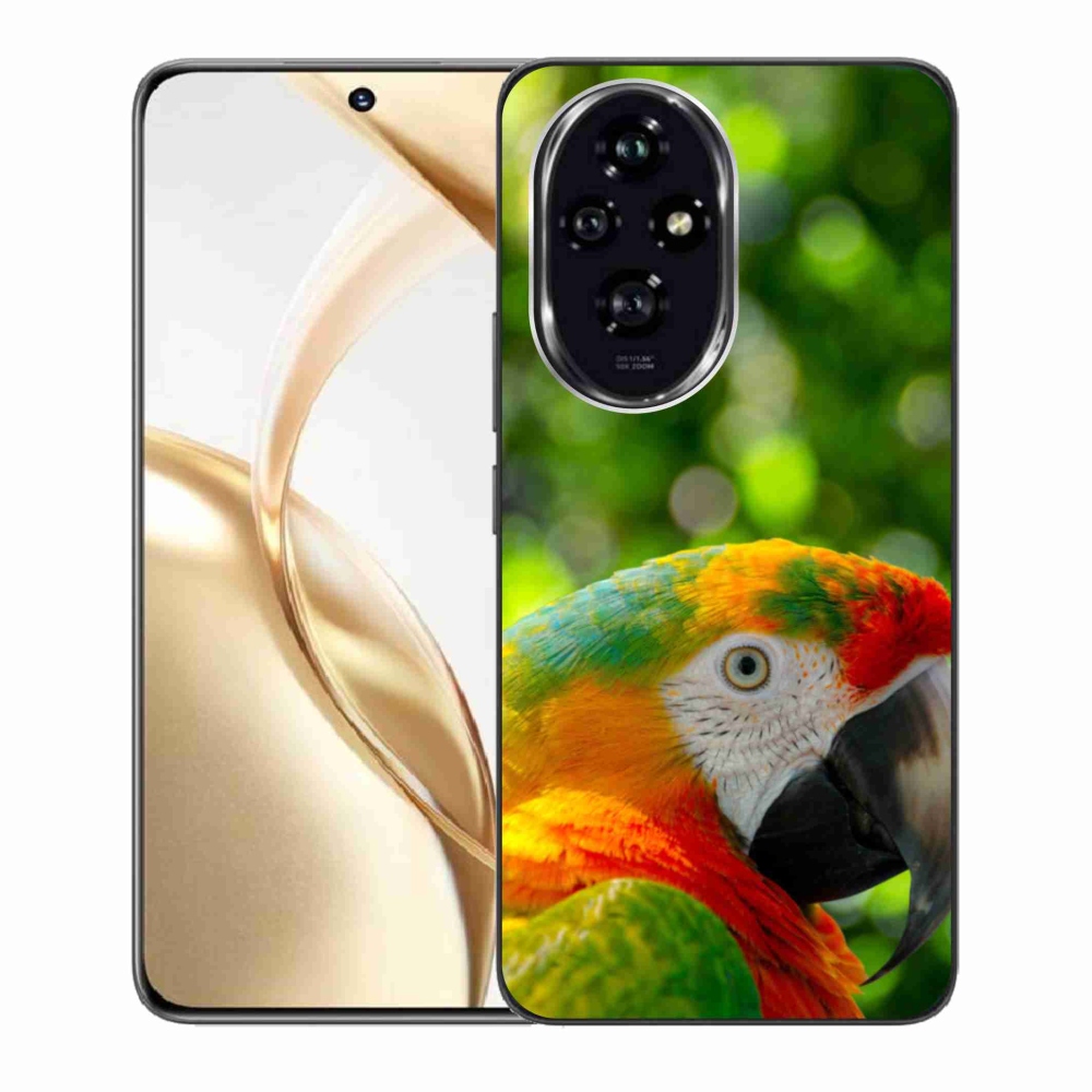 Gélový kryt mmCase na Honor 200 5G - papagáj ara 3