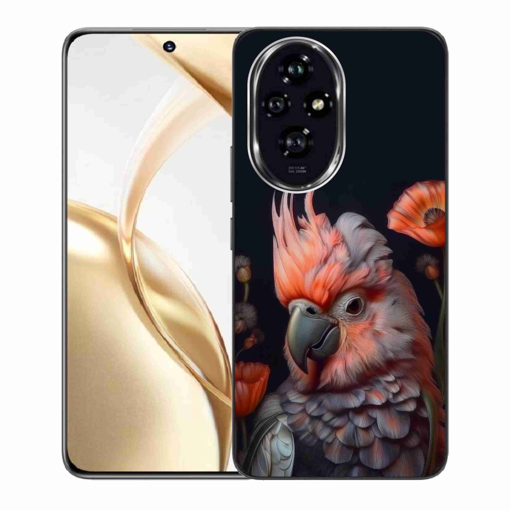 Gélový kryt mmCase na Honor 200 5G - papagáj kakadu vo farbách
