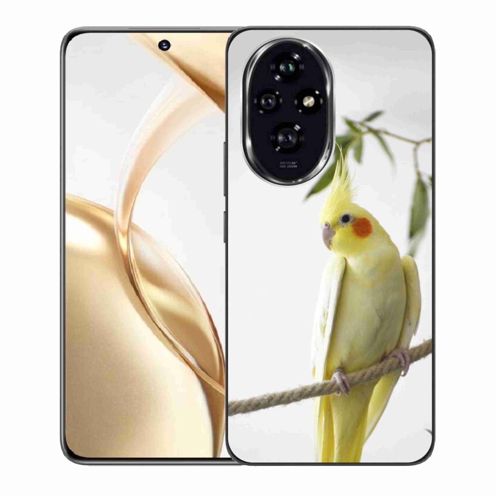 Gélový kryt mmCase na Honor 200 5G - papagáj korela chocholatá