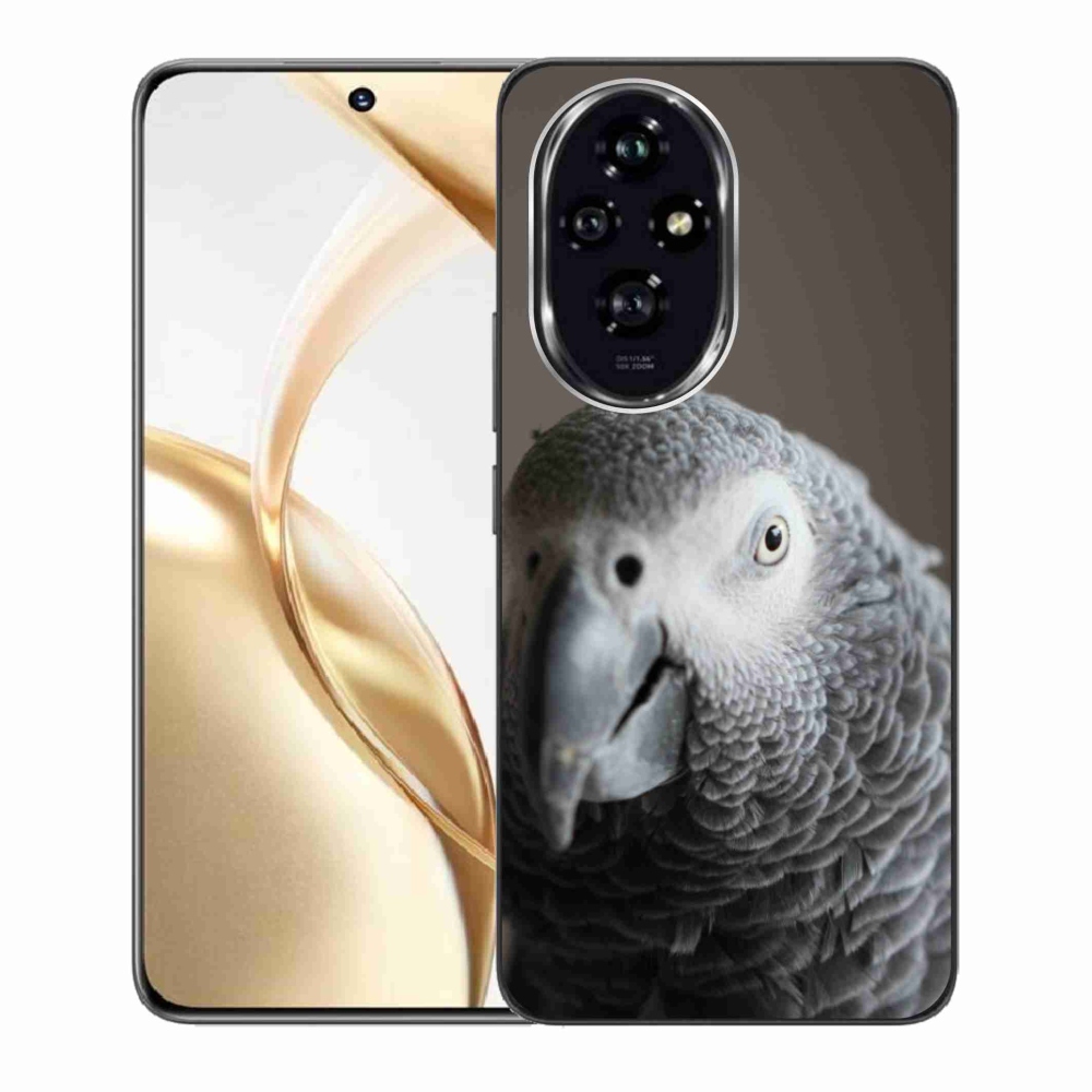 Gélový kryt mmCase na Honor 200 5G - papagáj žako 2