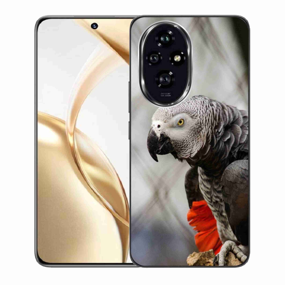 Gélový kryt mmCase na Honor 200 5G - papagáj žako 3