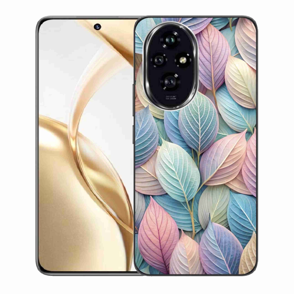 Gélový kryt mmCase na Honor 200 5G - pastelové listy