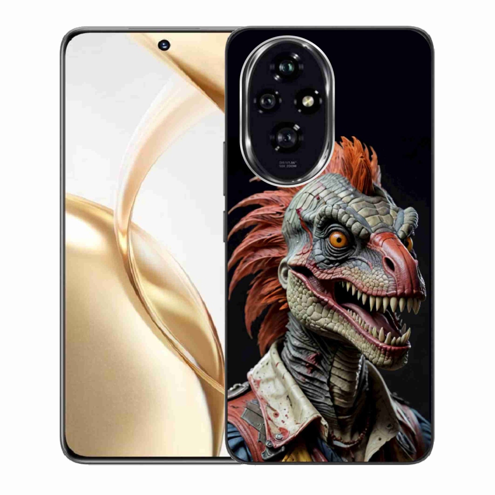 Gélový kryt mmCase na Honor 200 5G - punk dinosaurus