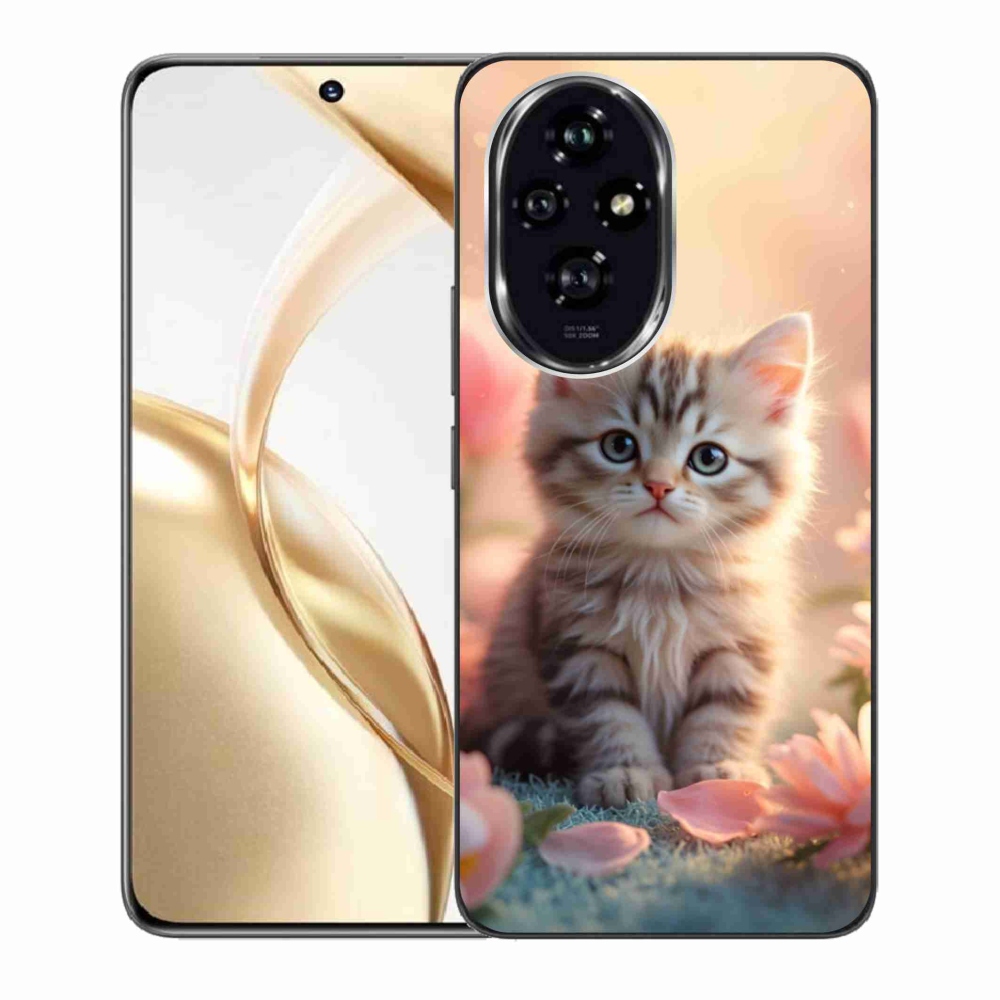 Gélový kryt mmCase na Honor 200 5G - roztomilé mačiatko 8