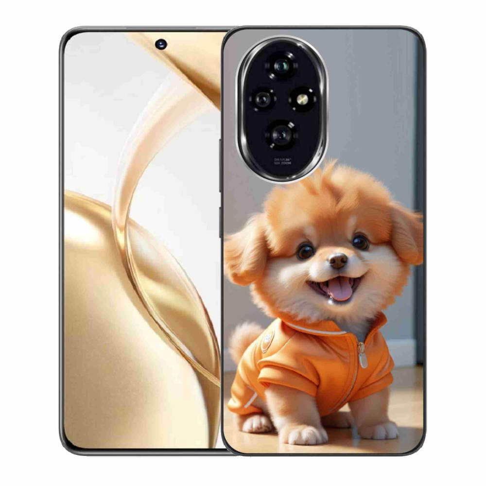 Gélový kryt mmCase na Honor 200 5G - roztomilý pomeranian v mikine