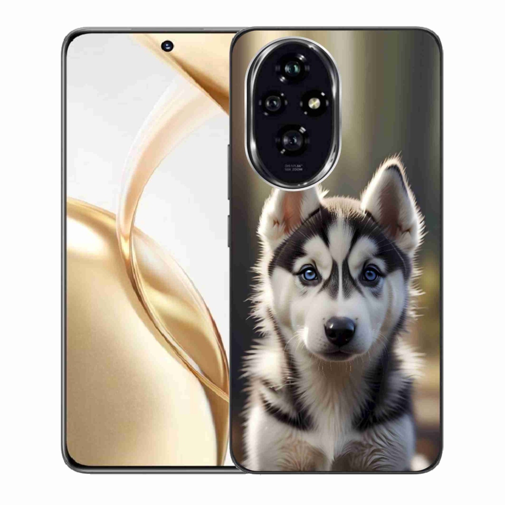 Gélový kryt mmCase na Honor 200 5G - roztomilý sibírsky husky