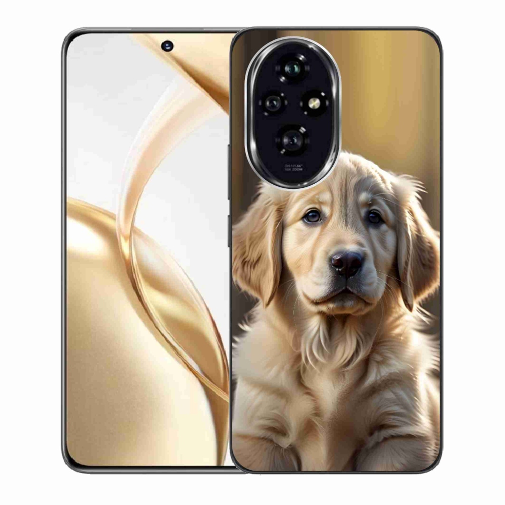 Gélový kryt mmCase na Honor 200 5G - roztomilý zlatý retriever