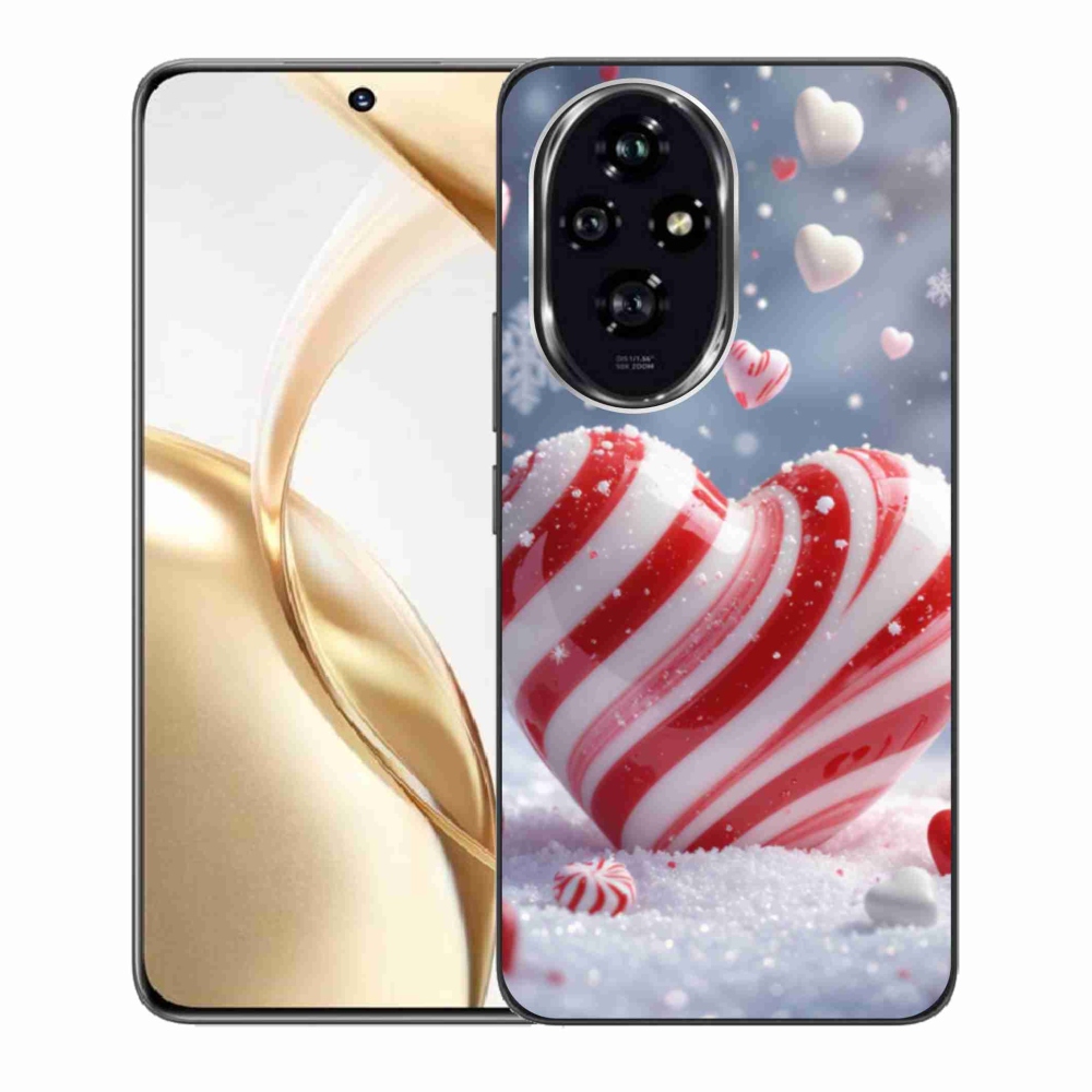 Gélový kryt mmCase na Honor 200 5G - sladké srdce