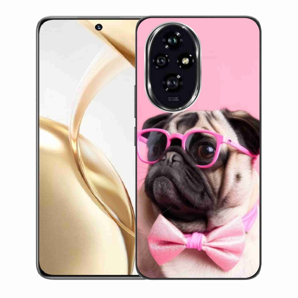 Gélový kryt mmCase na Honor 200 5G - štýlový mops