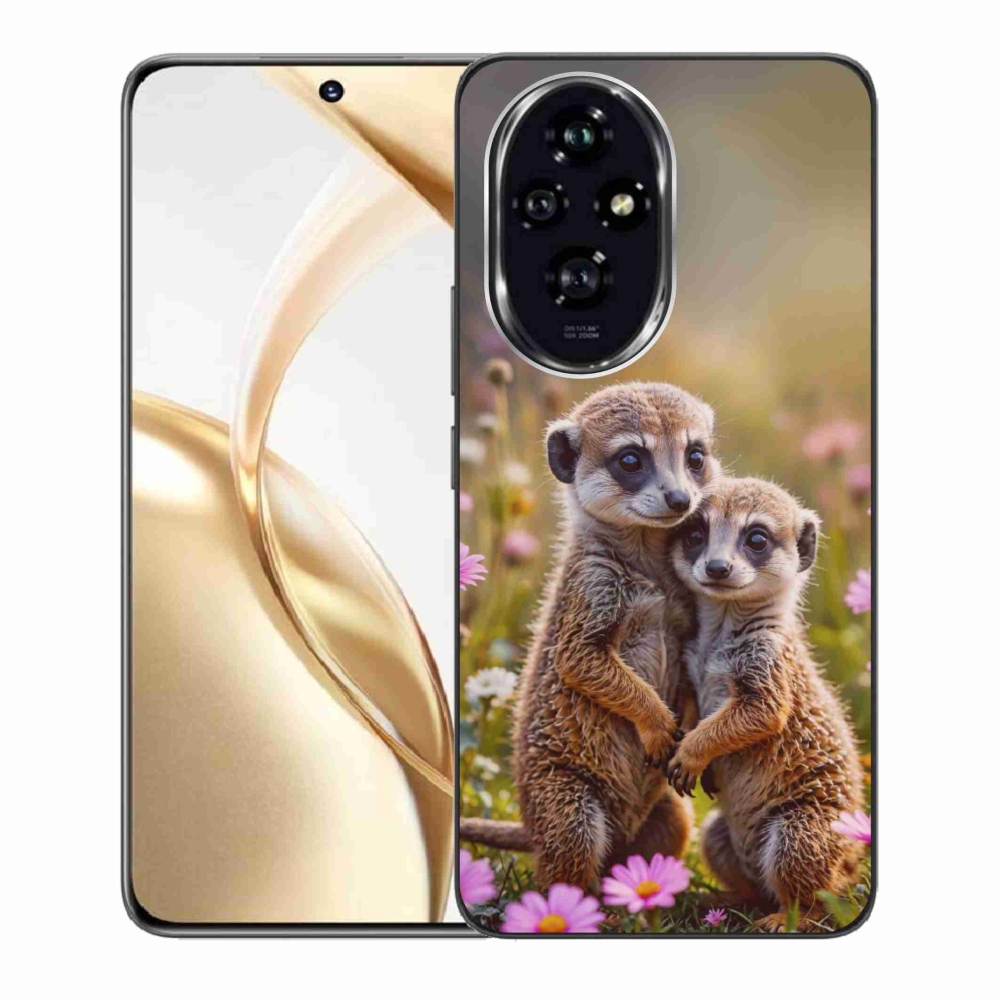 Gélový kryt mmCase na Honor 200 5G - surikatí duo