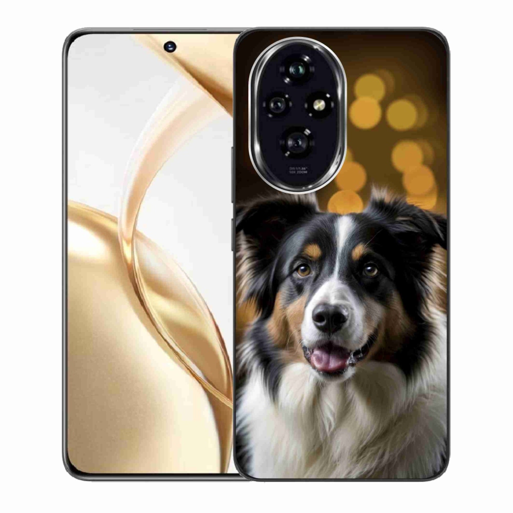 Gélový kryt mmCase na Honor 200 5G - usmievavý austrálsky ovčiak