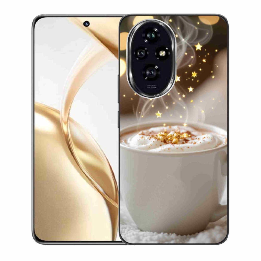 Gélový kryt mmCase na Honor 200 5G - vianočný horúci nápoj