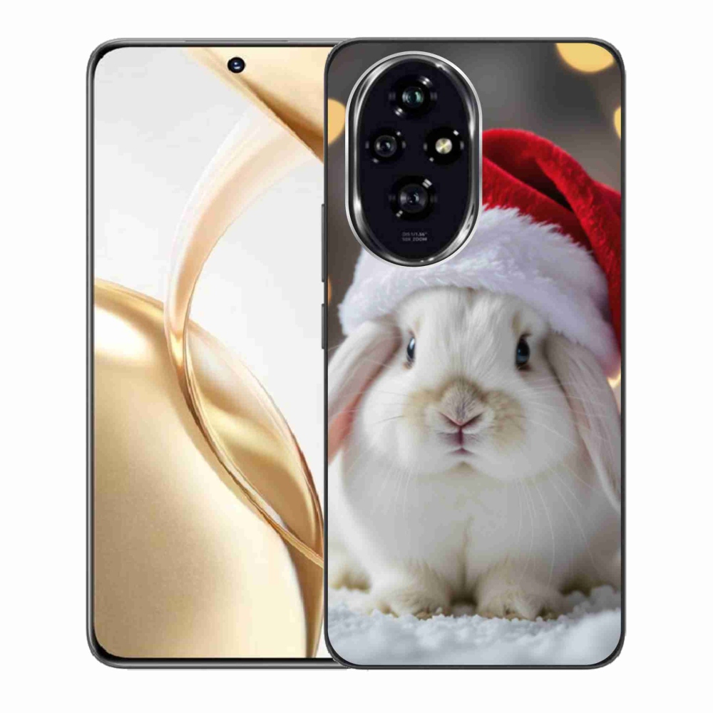 Gélový kryt mmCase na Honor 200 5G - vianočný králik