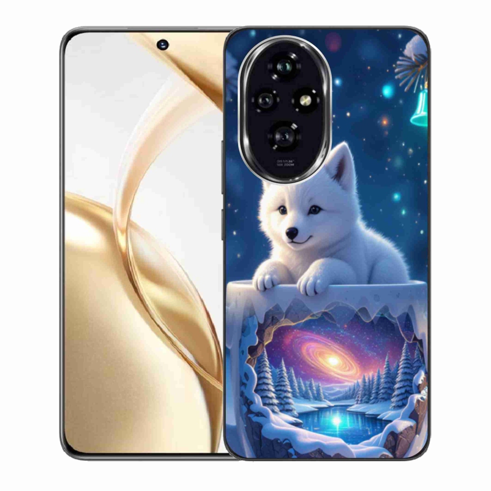 Gélový kryt mmCase na Honor 200 5G - vianočné šteňa