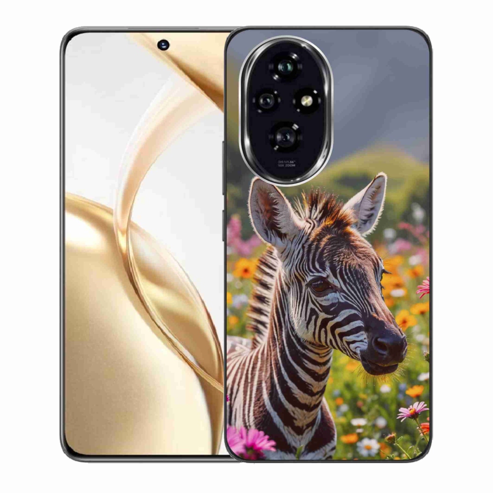 Gélový kryt mmCase na Honor 200 5G - zebra na lúke
