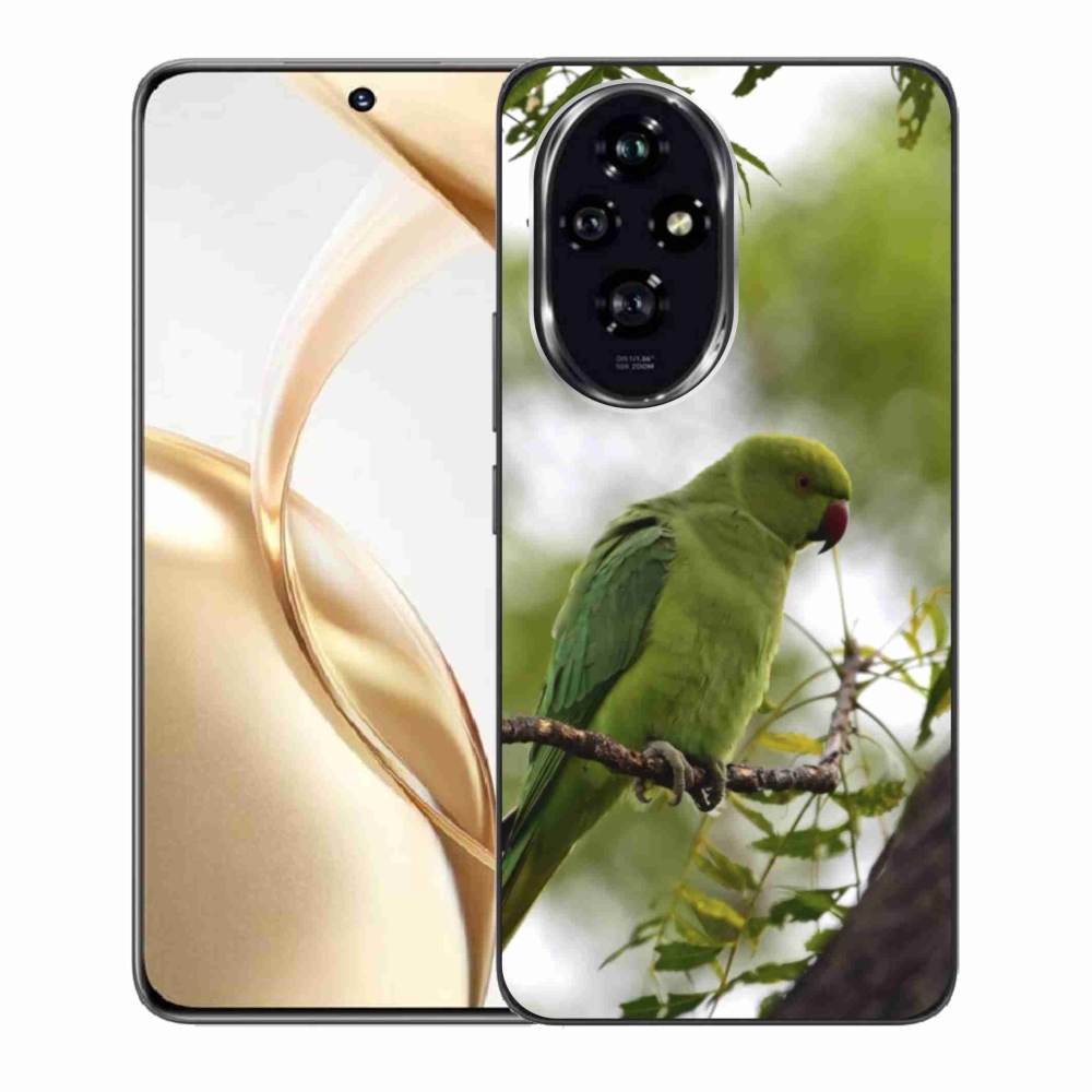 Gélový kryt mmCase na Honor 200 5G - zelený papagáj